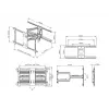 Mastmontagebeugel Multibrackets M Universal Flexarm Pro 60 kg Heavy Duty zwart