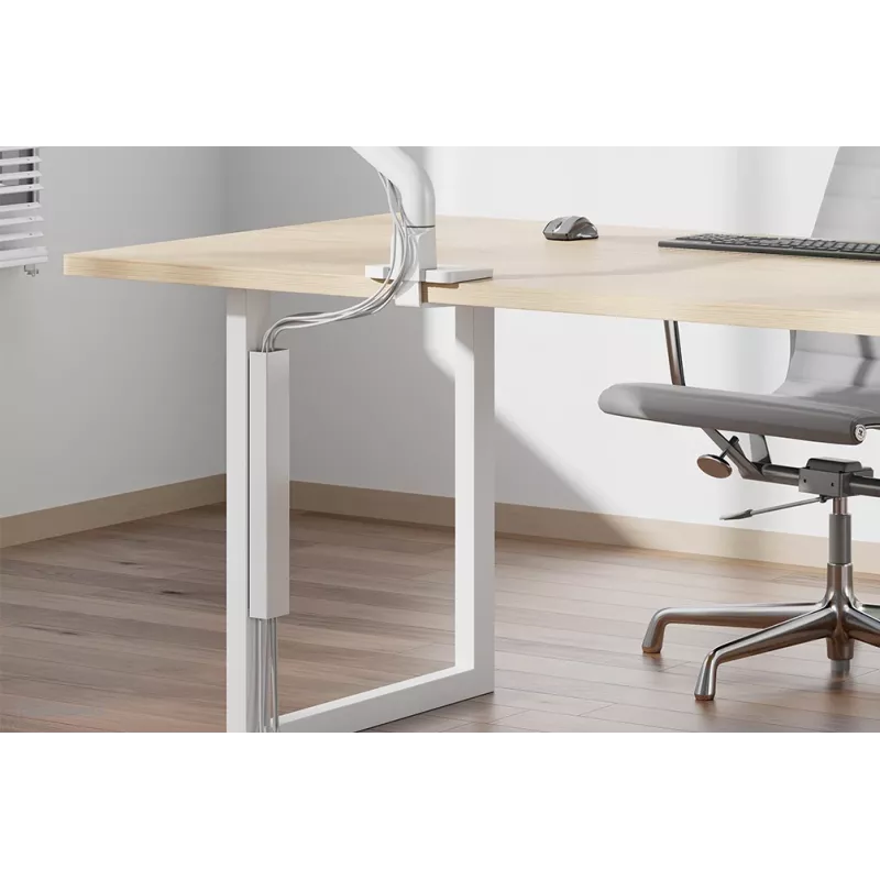 Kabelgoot Neomounts ADS06-123WH magnetisch wit voor zit-/statafel frames meerdere kabels