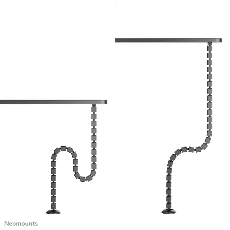 Kabelspiraal-organizer Neomounts ADS06-130BL geschroefd, zwart, 130 mm segmenten