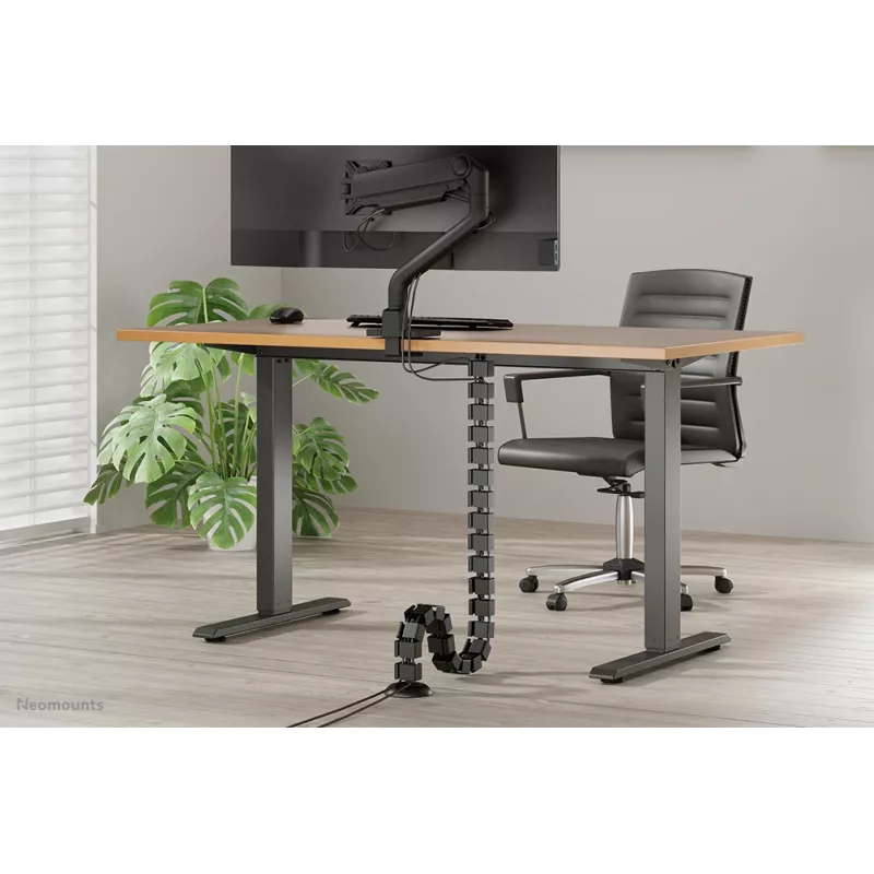 Kabelspiraal-organizer Neomounts ADS06-130BL geschroefd, zwart, 130 mm segmenten