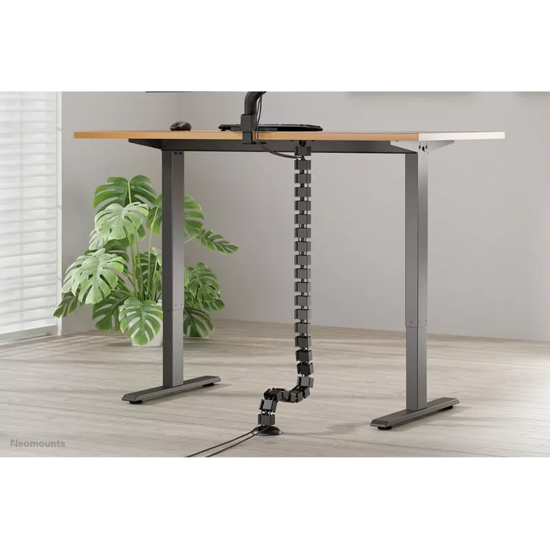 Kabelspiraal-organizer Neomounts ADS06-130BL geschroefd, zwart, 130 mm segmenten
