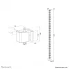 Kabelspiraal-organizer Neomounts ADS06-130BL geschroefd, zwart, 130 mm segmenten