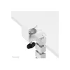 Kabelgoot met klembevestiging Neomounts ADS06-131WH, universele witte kabelorganizer