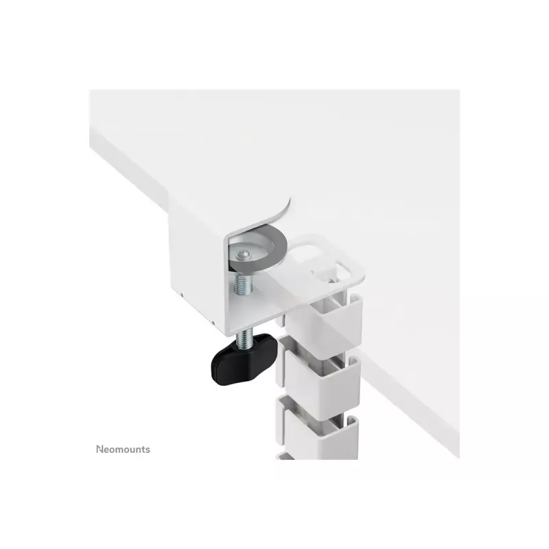 Kabelgoot met klembevestiging Neomounts ADS06-131WH, universele witte kabelorganizer