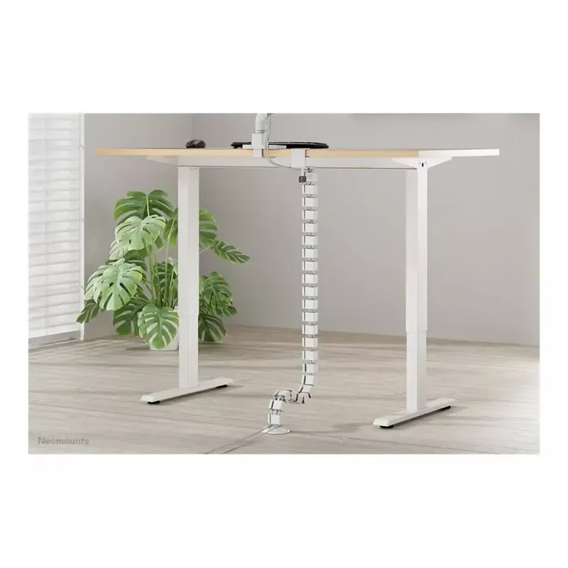 Kabelgoot met klembevestiging Neomounts ADS06-131WH, universele witte kabelorganizer