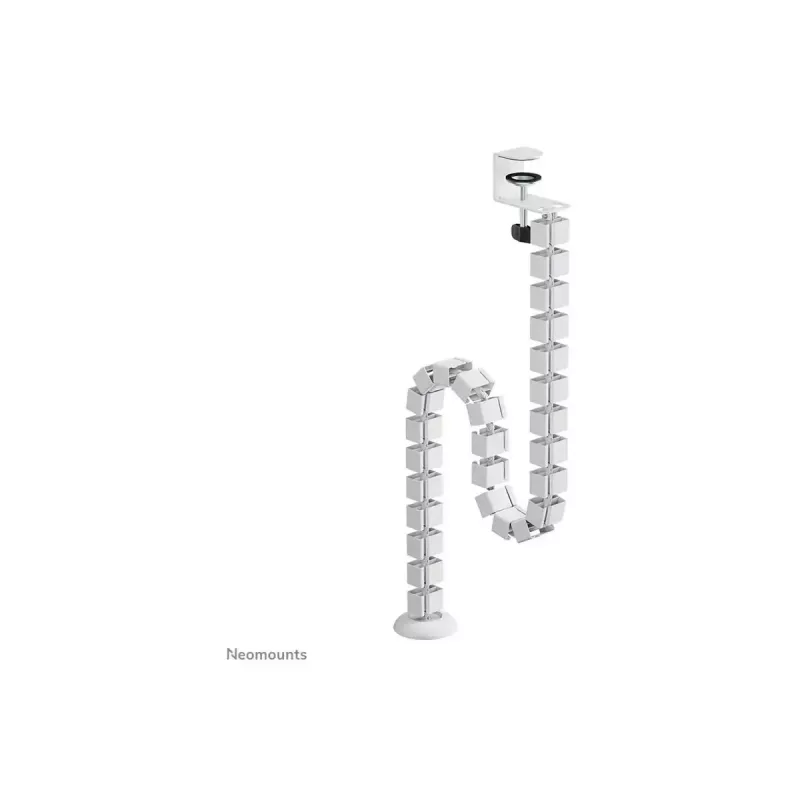 Kabelgoot met klembevestiging Neomounts ADS06-131WH, universele witte kabelorganizer