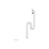 Kabelgoot met klembevestiging Neomounts ADS06-131WH, universele witte kabelorganizer