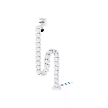 Kabelgoot met klembevestiging Neomounts ADS06-131WH, universele witte kabelorganizer