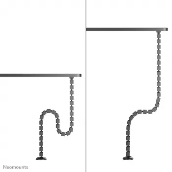 Kabelwervelkolom-organizer Neomounts ADS06-132BL magneetbevestiging, zwart, flexibel gesegmenteerd kabelmanagement