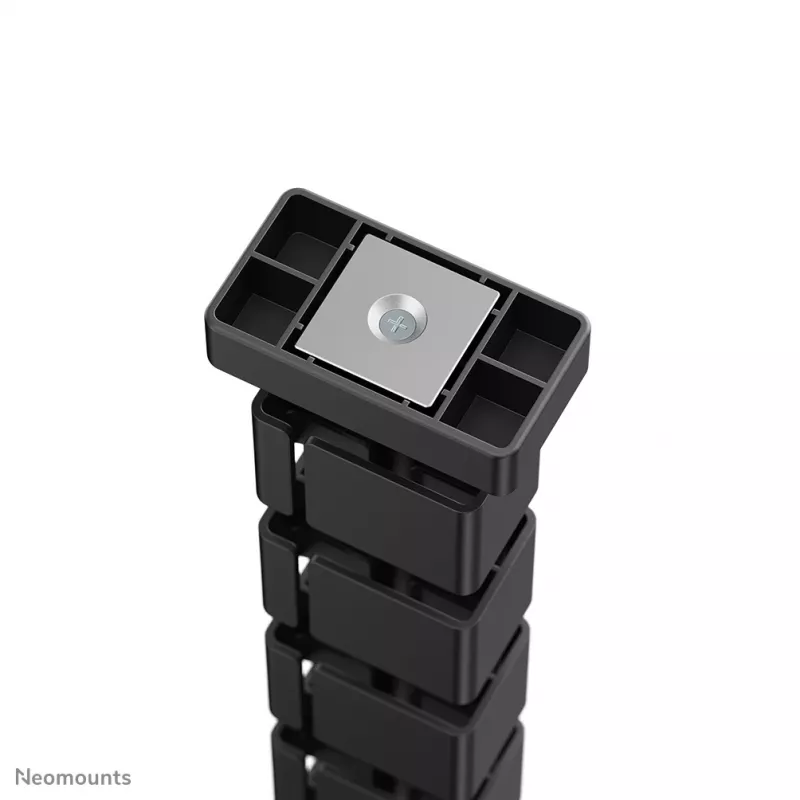 Kabelwervelkolom-organizer Neomounts ADS06-132BL magneetbevestiging, zwart, flexibel gesegmenteerd kabelmanagement