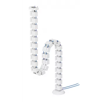 Kabelgoot-organizer Neomounts ADS06-132WH magneetbevestiging wit modulair kabelmanagementsysteem