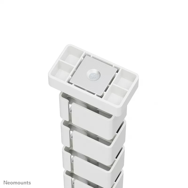 Kabelgoot-organizer Neomounts ADS06-132WH magneetbevestiging wit modulair kabelmanagementsysteem