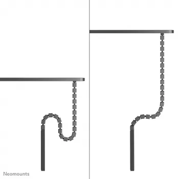 Kabelgoot Neomounts ADS06-133BL – geschroefde magnetische goot, zwart