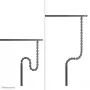 Kabelgoot Neomounts ADS06-133BL – geschroefde magnetische goot, zwart