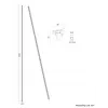 Kabelhoes Neomounts ADS06-141WH, kabelmanagementslang Ø20 mm, wit