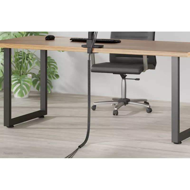 Kabelhoes Neomounts ADS06-142BL – zwart, Ø25 mm kabelorganizer voor kabelmanagement