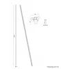 Kabelhoes Neomounts ADS06-142BL – zwart, Ø25 mm kabelorganizer voor kabelmanagement