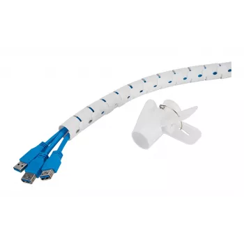 Kabelhoes/kabelslang Neomounts ADS06-142WH Ø25 mm wit voor kabelmanagement