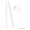 Kabelhoes/kabelslang Neomounts ADS06-142WH Ø25 mm wit voor kabelmanagement
