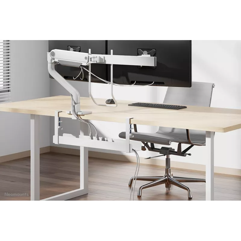 Kabelgoot Neomounts ADS07-121WH klemdesign, universele montage, wit