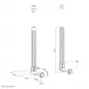 Neomounts AWL29-650BL1 beugel voor videobar/soundbar VESA - max. 15 kg - universeel
