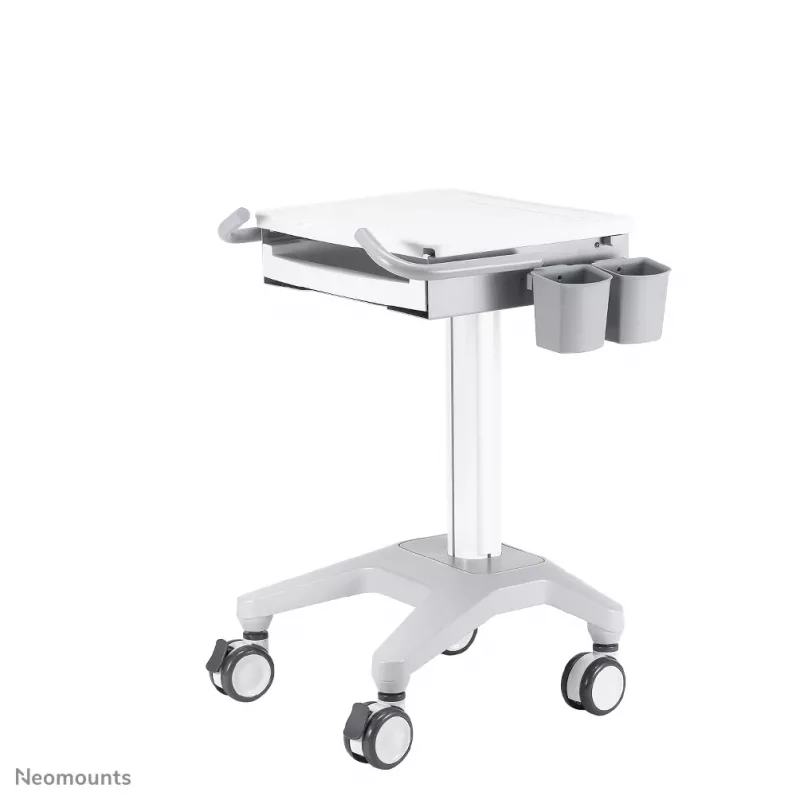 Multimediawagen Neomounts MED-M200 aluminium wit 1080 mm