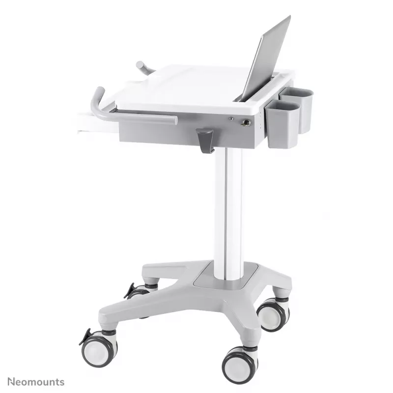 Multimediawagen Neomounts MED-M200 aluminium wit 1080 mm