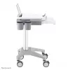 Multimediawagen Neomounts MED-M200 aluminium wit 1080 mm