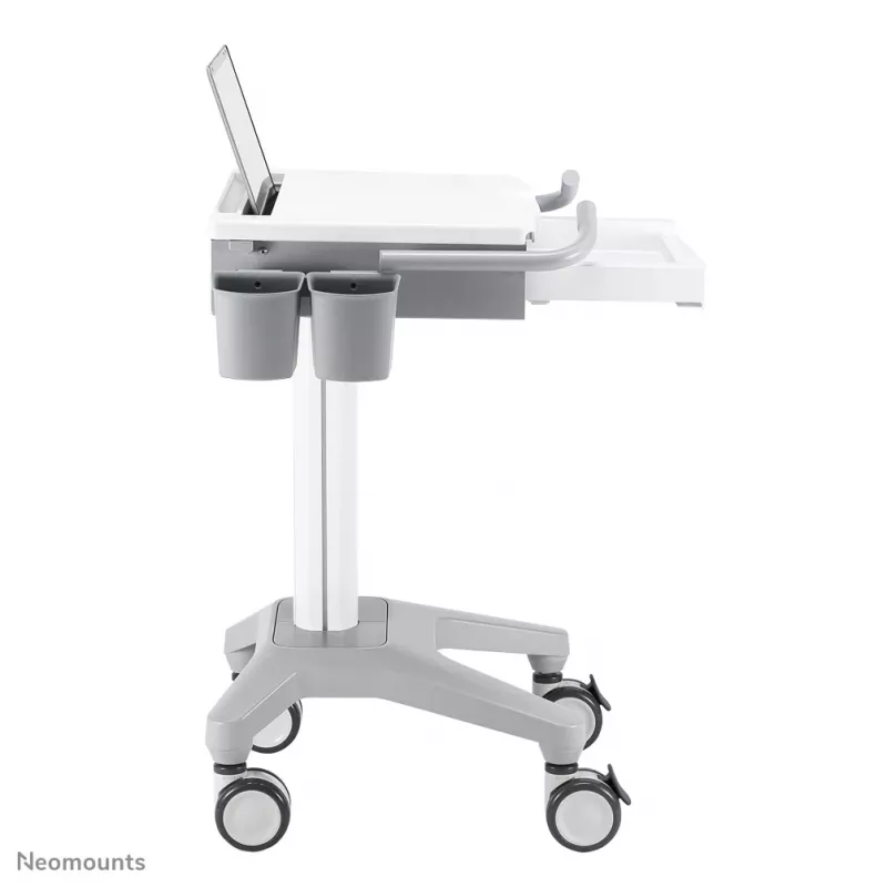 Multimediawagen Neomounts MED-M200 aluminium wit 1080 mm