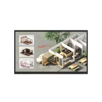 LG CreateBoard Standard interactief whiteboard 2,18 m (86 inch) 3840 x 2160 pixel touchscreen zwart