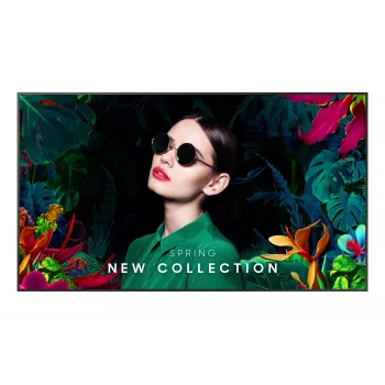 Samsung QM98C digital signage flatscreen 2,49 m (98 inch) lcd Wi-Fi 500 cd/m² 4K Ultra HD zwart Tizen 7.0 24/7