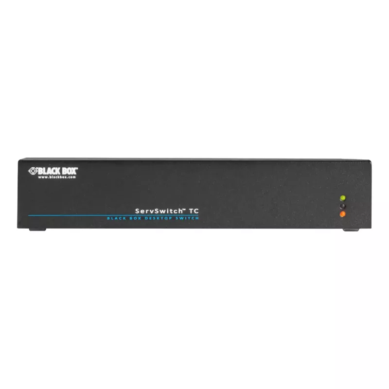 KVM-switch Black Box ACX1004A-HID2 USB-toetsenbord en muis zwart