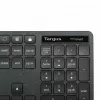 Targus EcoSmart AKB874NO bedraad toetsenbord op ware grootte, USB, QWERTY Scandinavisch, antimicrobieel, zwart