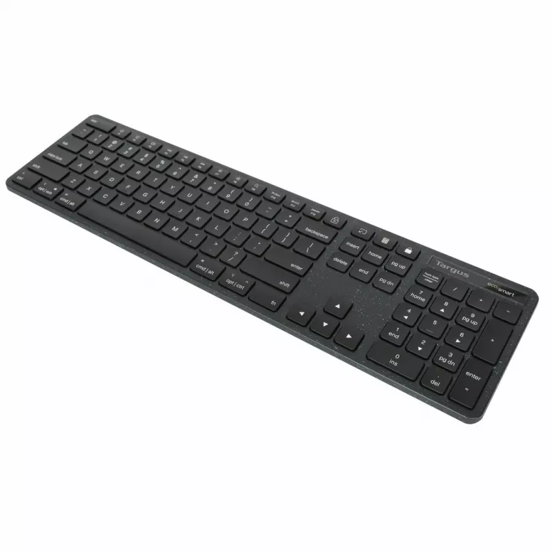 Targus EcoSmart AKB874NO bedraad toetsenbord op ware grootte, USB, QWERTY Scandinavisch, antimicrobieel, zwart