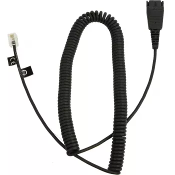 Telefoonkabel Jabra 8800-01-06 QD Standard 0,5 m zwart