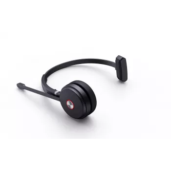 Yealink WH62 Mono UC headset, draadloos, kantoor/callcenter, 20 - 20000 Hz, 80 g, headset, zwart