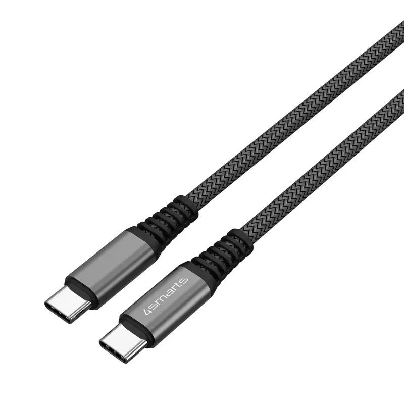 USB-kabel 4smarts 456267 3 m USB-C Zwart 0,48 Gbit/s