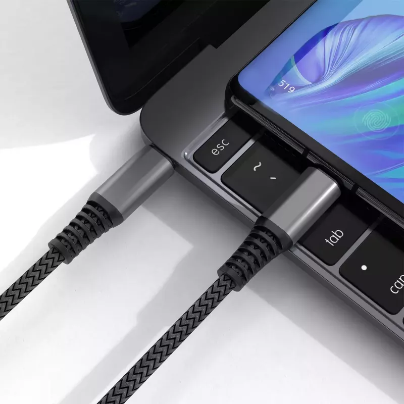 USB-kabel 4smarts 456267 3 m USB-C Zwart 0,48 Gbit/s