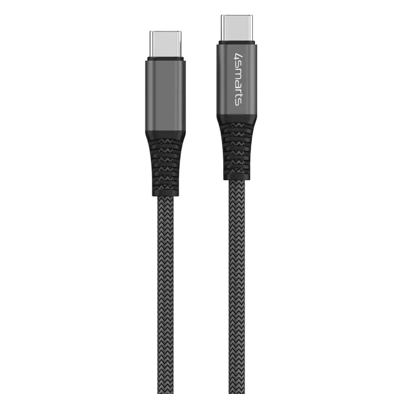USB-kabel 4smarts 456267 3 m USB-C Zwart 0,48 Gbit/s