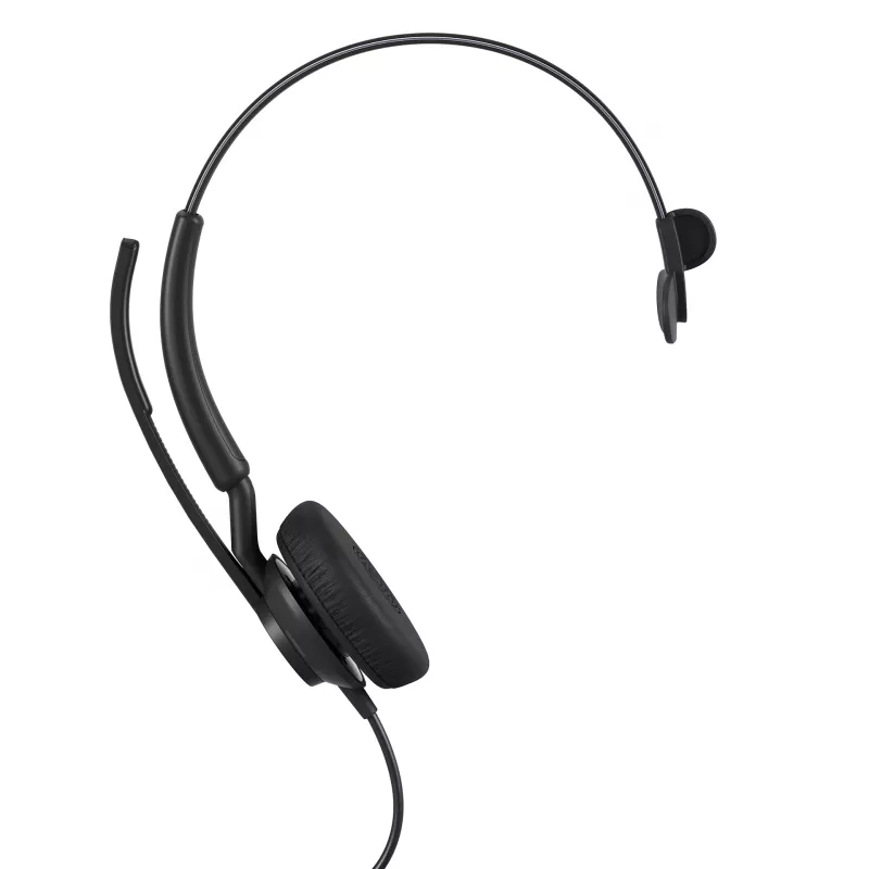 Jabra Engage 40 (Inline Link) MS mono headset, USB-A, bedraad, on-ear, voor contactcenters, zwart
