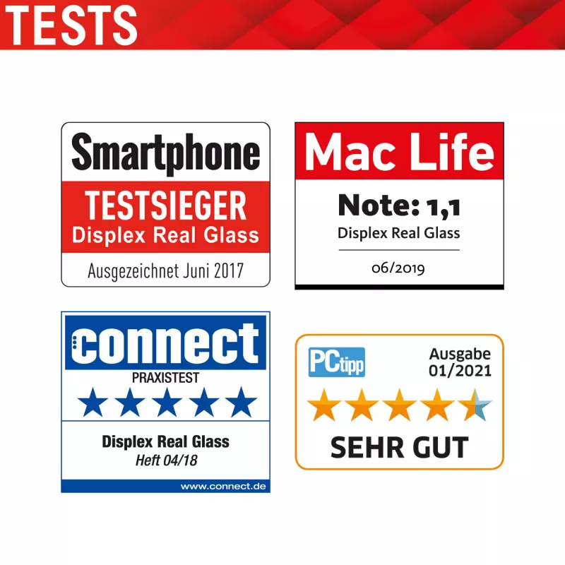 Displex beeldschermbeschermingsfolie (10H) voor Apple iPhone iPhone 13/13 Pro/14/16e/17e, Eco-montageframe, krasvast