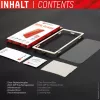 Displex beeldschermbeschermingsfolie (10H) voor Apple iPhone iPhone 13/13 Pro/14/16e/17e, Eco-montageframe, krasvast