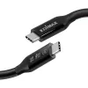 Kabel Edimax UC4 0,5 m 40 Gbit/s zwart stekker op stekker