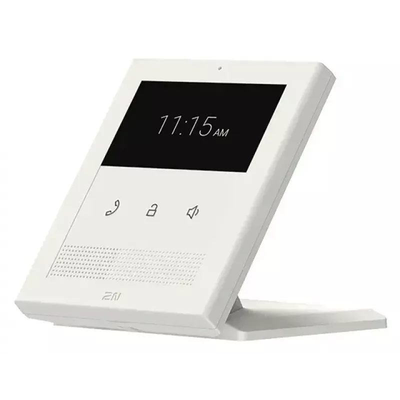 Video-deurintercom binnenpost 2N Clip 10,9 cm (4,3 inch) LCD, 480×272, touch, wit, Gigabit Ethernet, DC/PoE