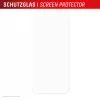 Displex beeldschermbeschermfolie + hoesje voor Apple iPhone 16, Eco montageframe, krasvast