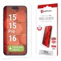 Displex beeldschermbeschermfolie (10H) voor Apple iPhone 15/15 Pro/16, Eco montageframe, krasvast