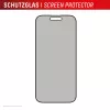 Displex privacy beeldschermbeschermfolie (10H) voor Apple iPhone 16, Eco montageframe, kijkhoekfilter