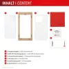 Displex beeldschermbescherming + hoesje voor Apple iPhone 16 Pro, Eco montageframe, krasvast