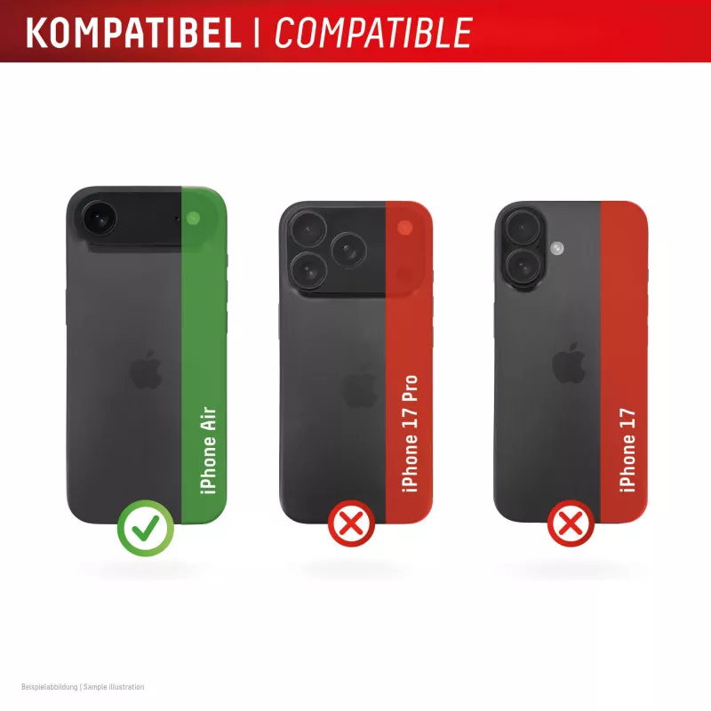 Displex Full Cover camera-lensglas iPhone Air, 10H, volledige camerabescherming, Quick Mount, 2 stuks