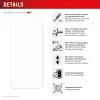 Displex displaybeschermfolie + hoesje voor Apple iPhone Air, Eco montageframe, krasvast